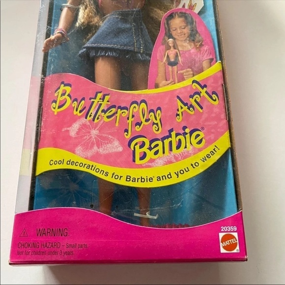 Barbie BUTTERFLY ART NEW IN BOX - Picture 2 of 6